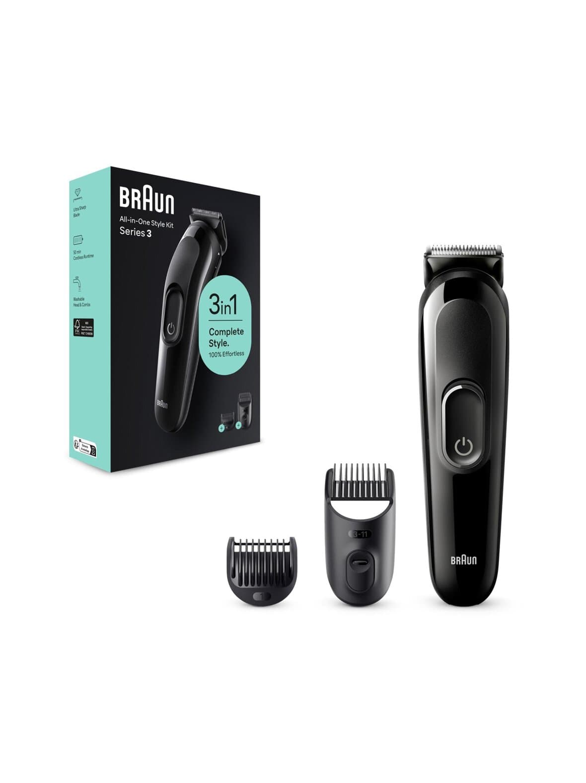 Sk2400 style kit -trimmeri ja kotiparturi – Braun