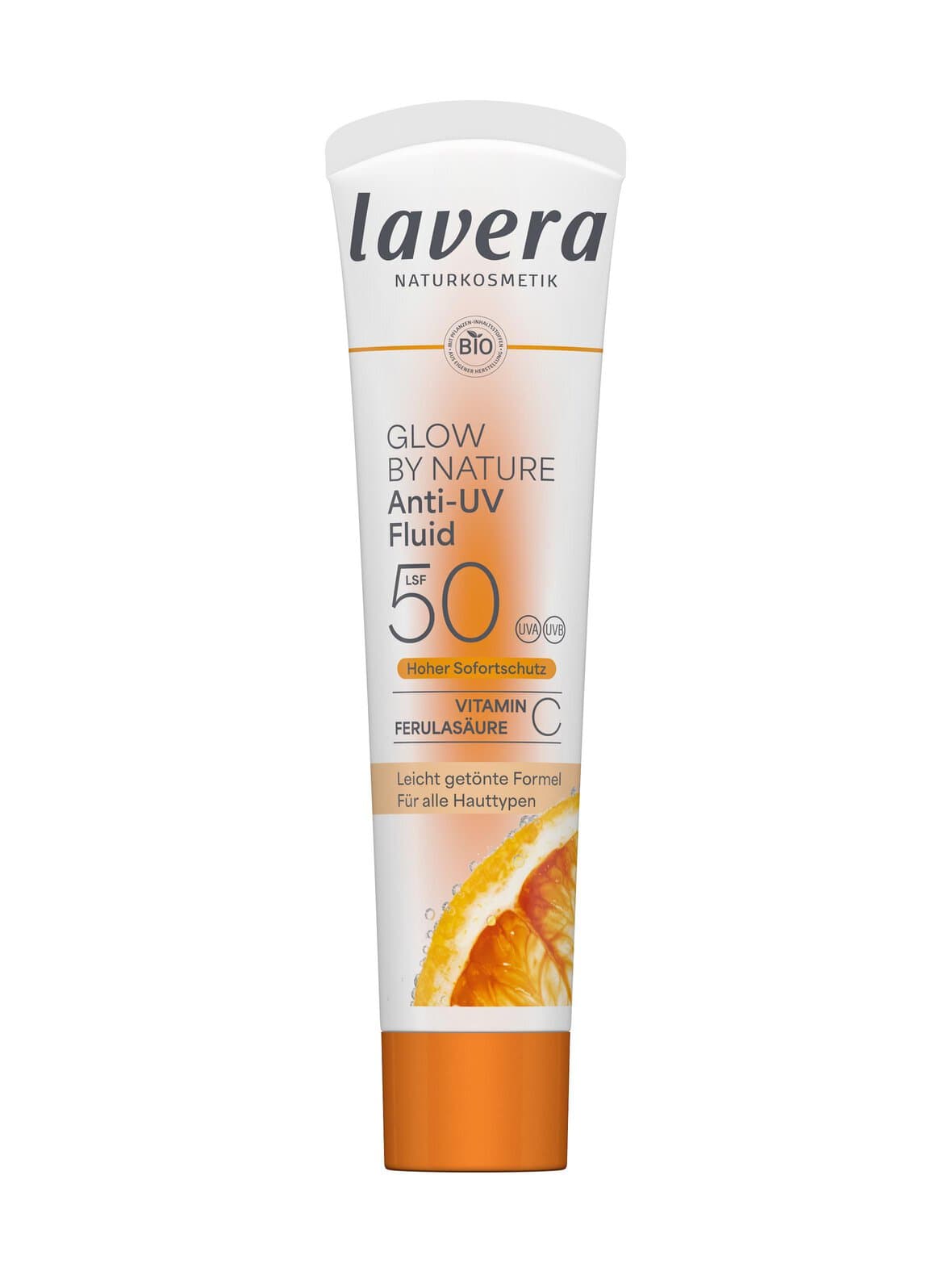 Anti-uv fluid spf50 -sävytetty päivävoide, 40 ml – Lavera