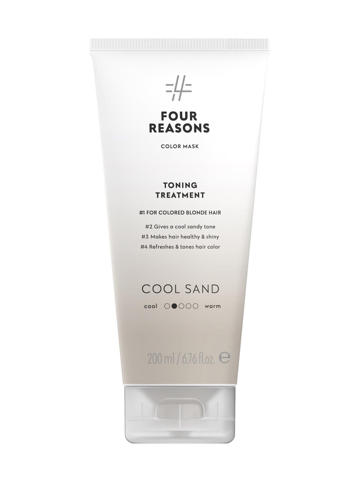 Toning treatment cool sand -sävyttävä tehohoito 200 ml – Four Reasons