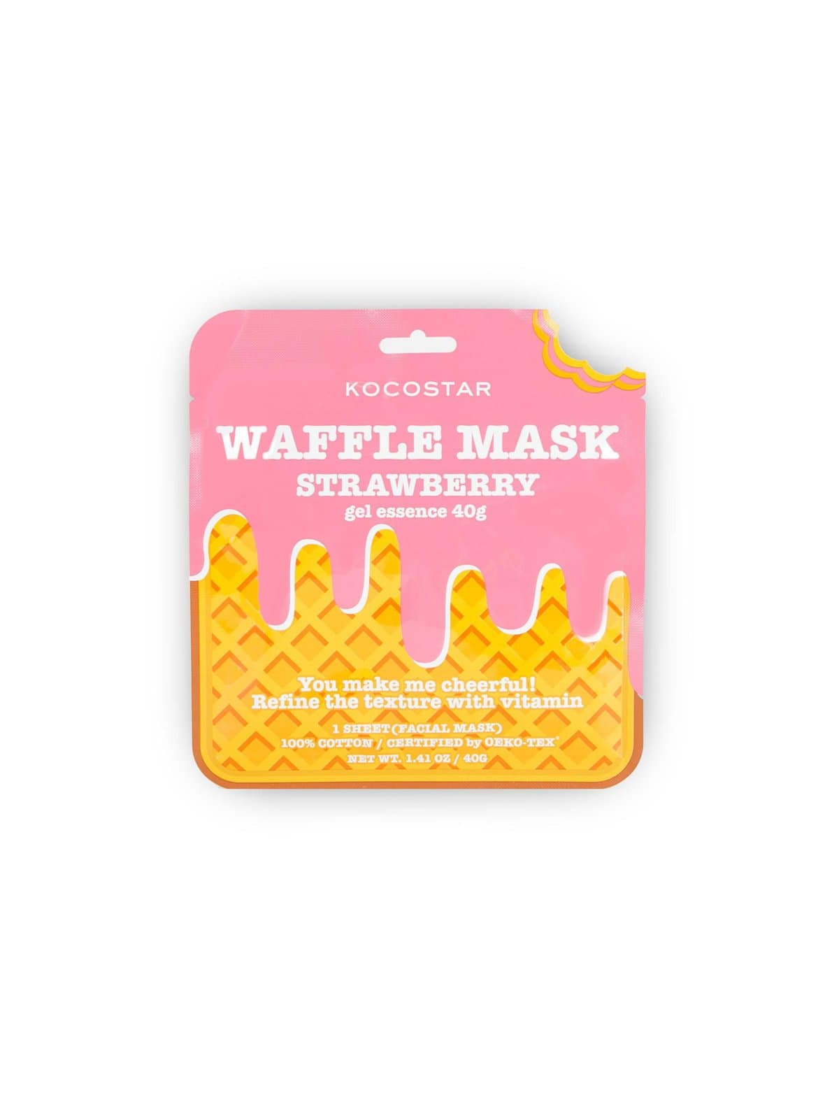 Waffle mask strawberry -kangasnaamio – KOCOSTAR