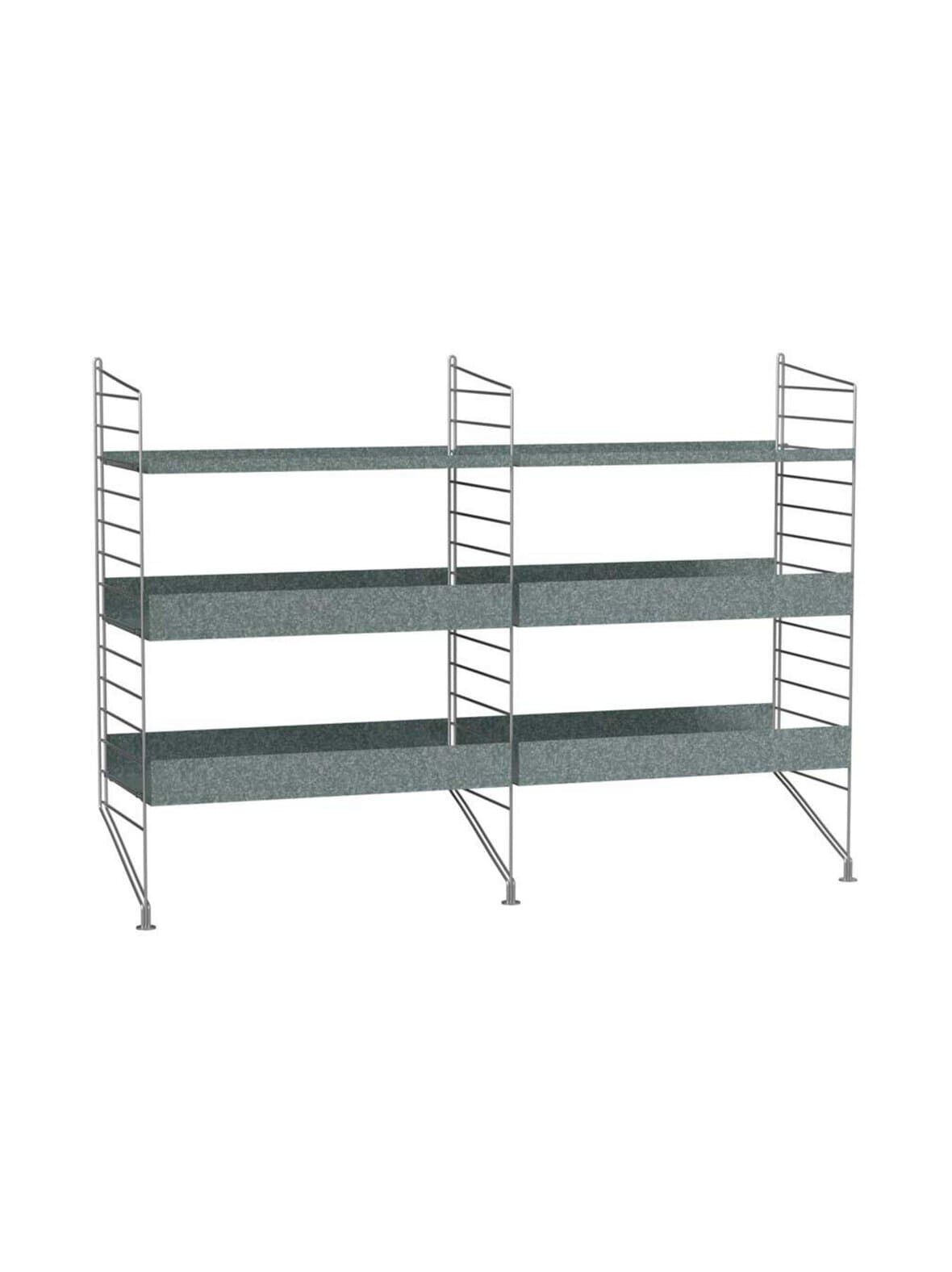 String outdoor a -hyllykkö galvanoitu teräs – String Furniture