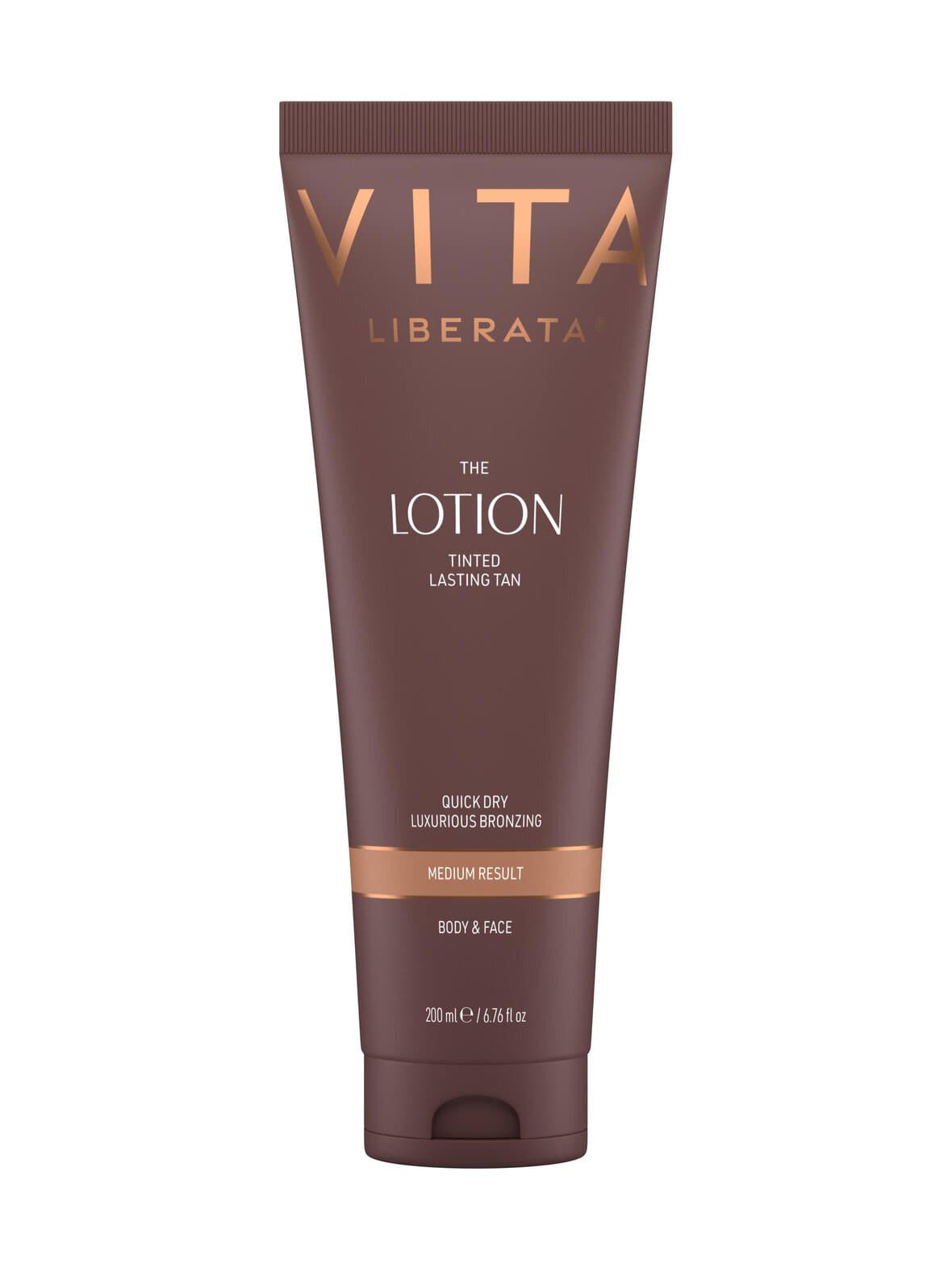 Tanning lotion with instant guide color -itseruskettava vartalovoide – VITA LIBERATA
