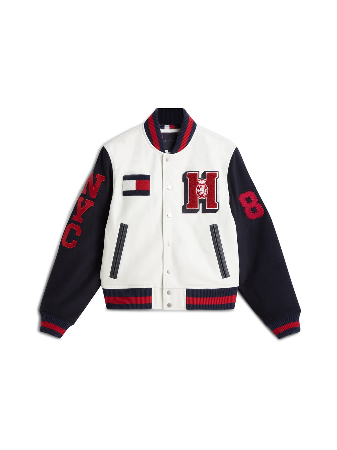 Leather varsity -takki – Tommy Hilfiger