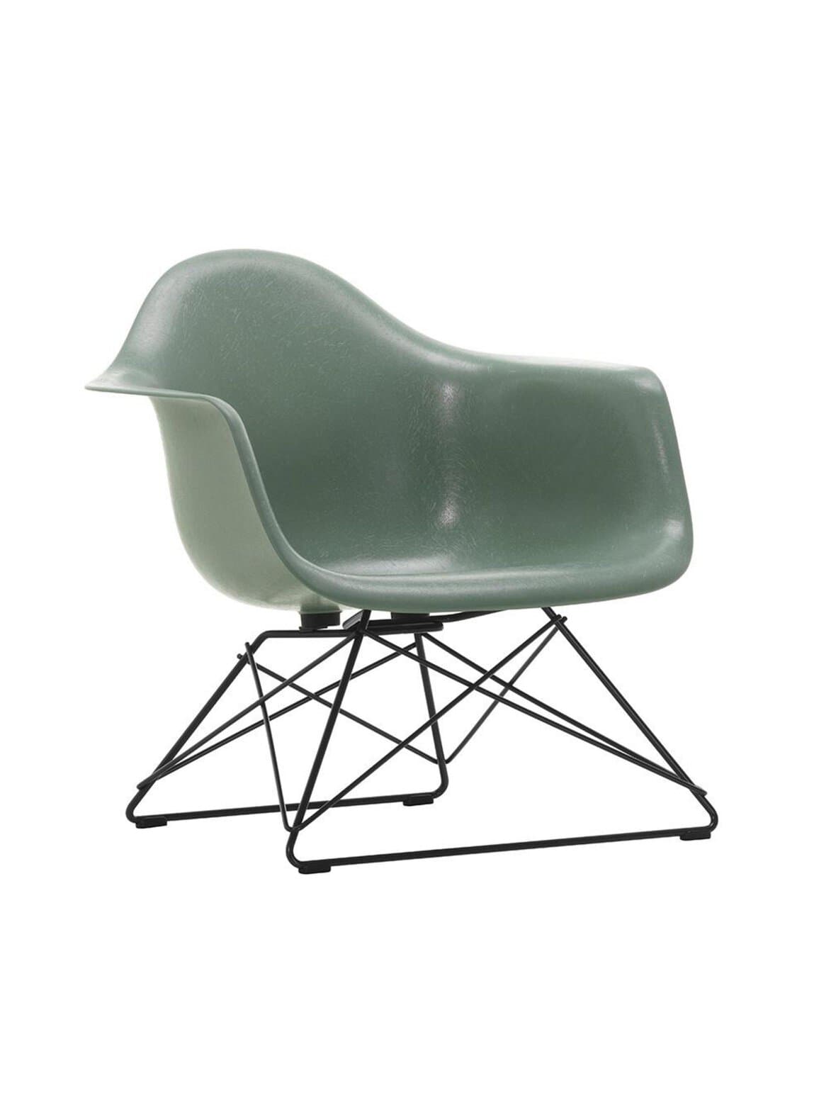 Eames lar fiberglass -tuoli sea foam green/musta – Vitra