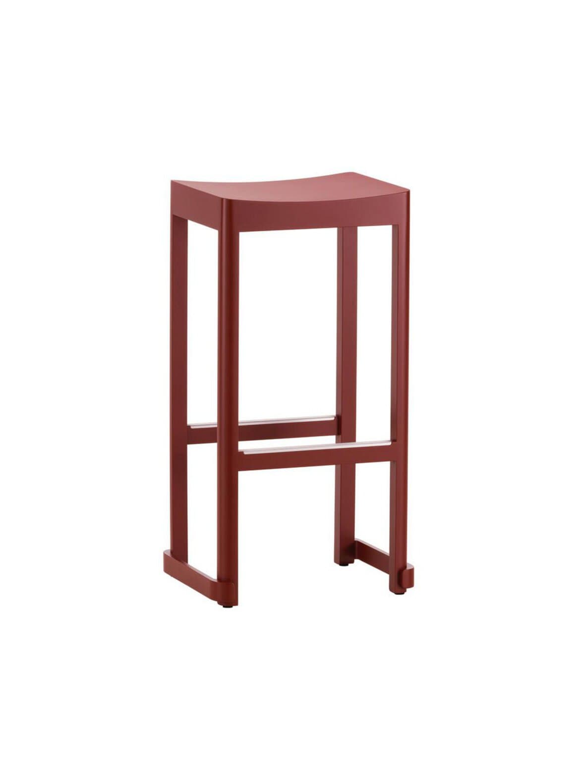 Atelier-baarituoli tummanpunainen k 75 cm – Artek