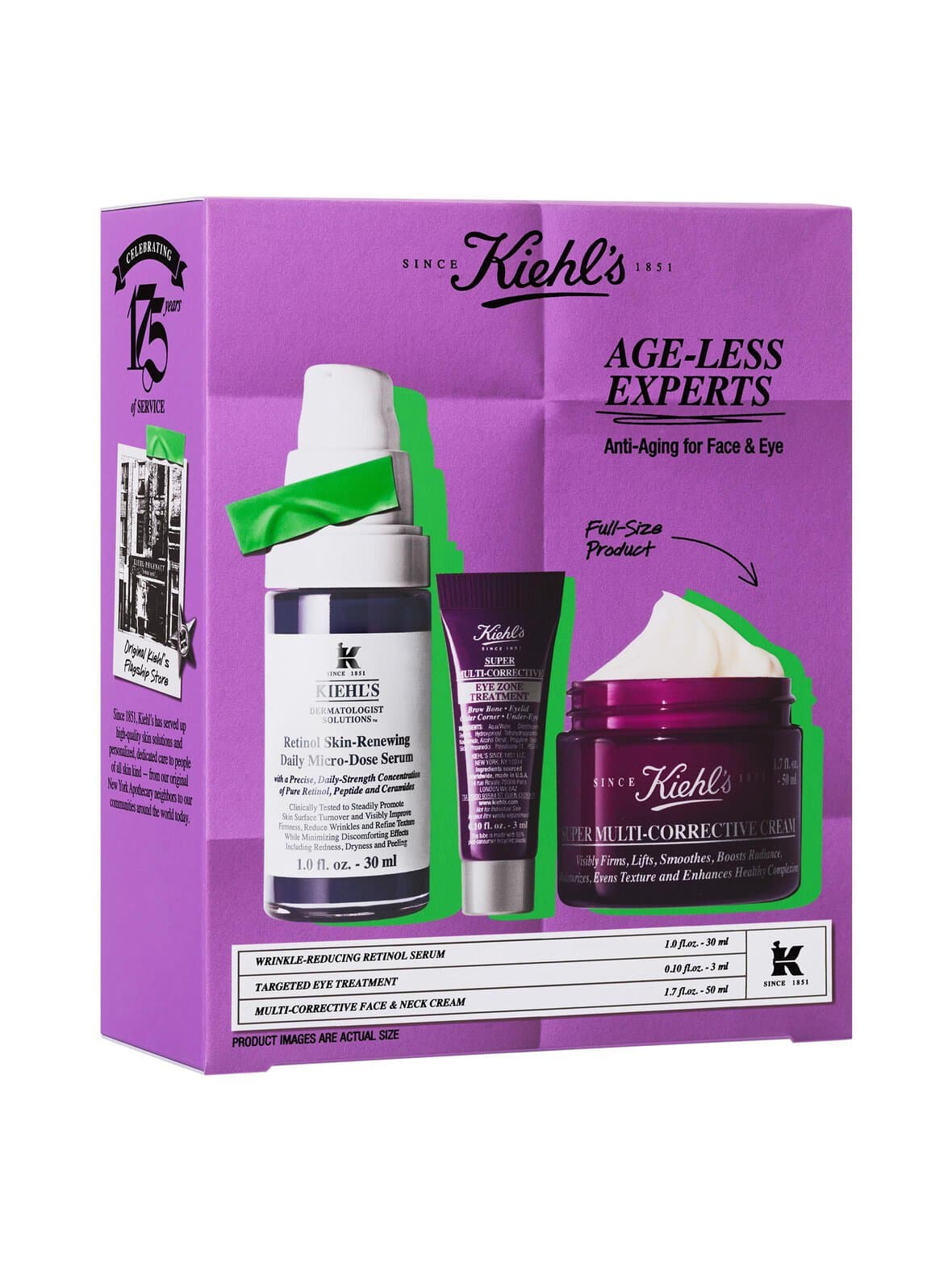 Age-less experts set -ihonhoitopakkaus – Kiehl's