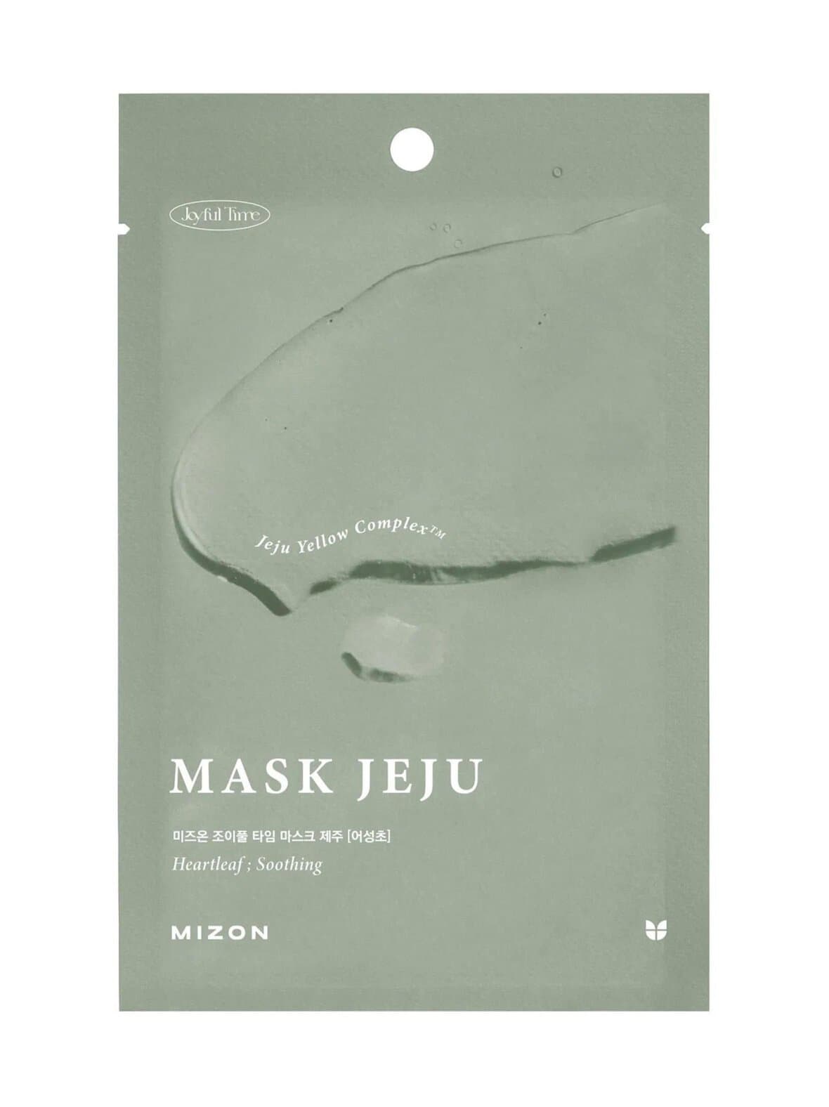 Jeju heartleaf soothing mask -kangasnaamio – Mizon