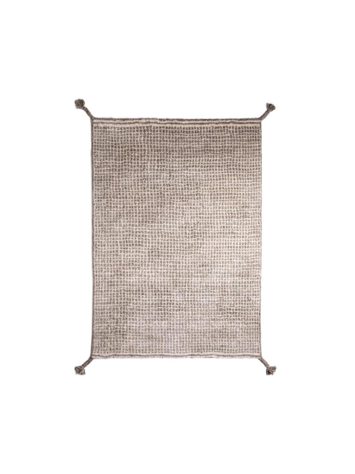 Grid-matto valkoinen/vaaleanharmaa 170 x 240 cm – Woodnotes