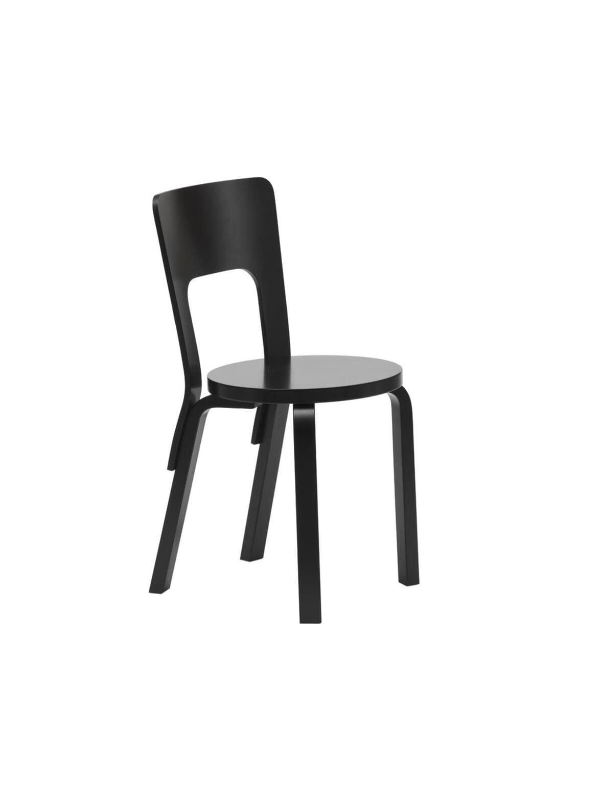 Tuoli 66 maalattu musta – Artek