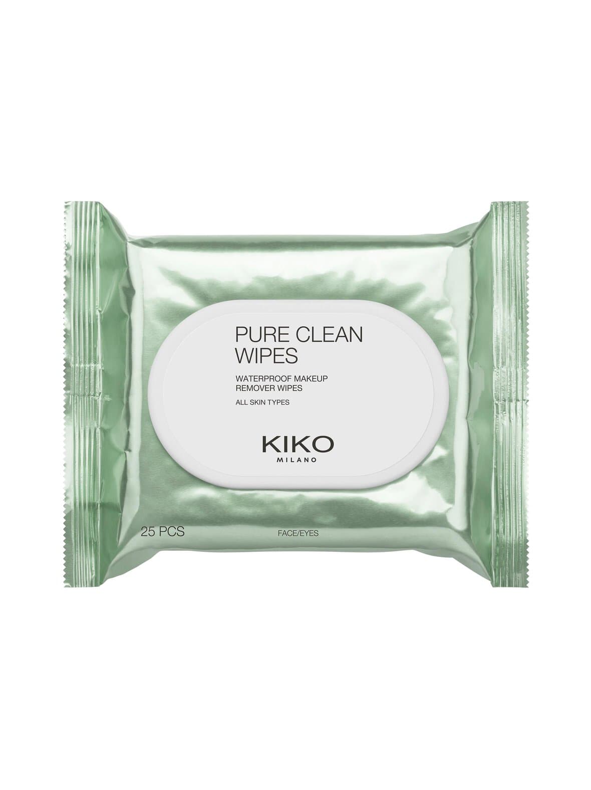 Pure clean wipes -puhdistusliinat, 25 kpl pakkaus – Kiko Milano