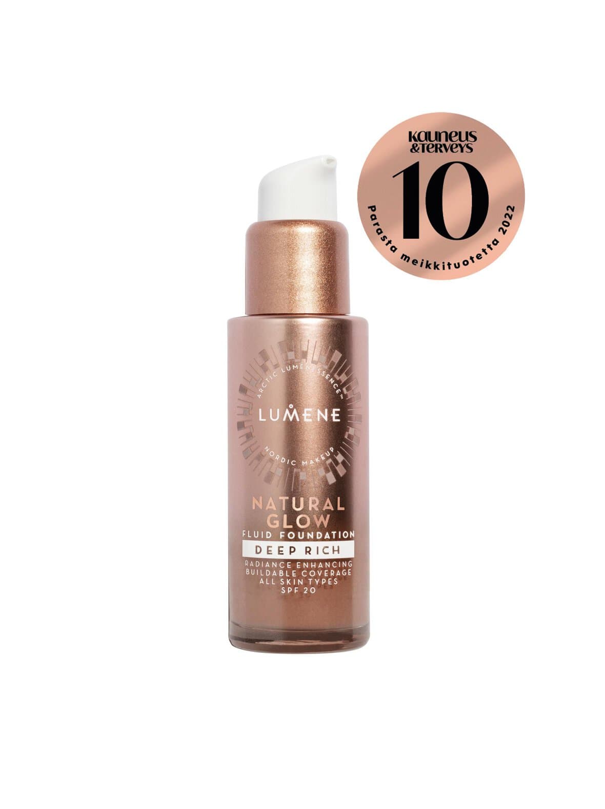 Natural glow spf 20 -heleyttävä meikkivoide 30 ml – Lumene