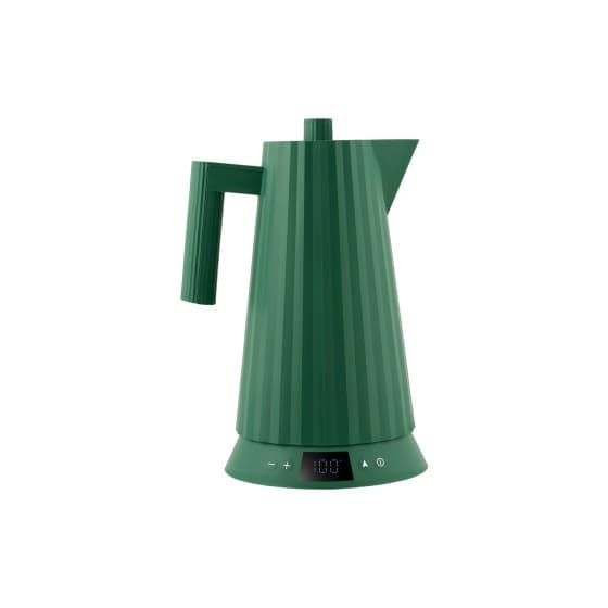 Alessi Plissé MDL21 GR vedenkeitin lämpötilansäädöllä – 1.7 L, vihreä – Alessi