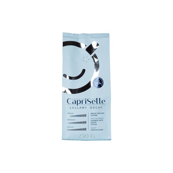 Kofeiiniton kahvijauhe Caprisette Lullaby Decaf, 250 g – Caprisette