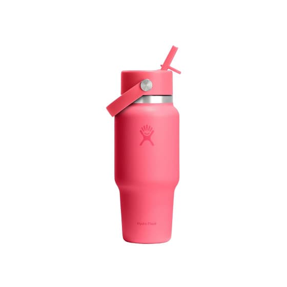 Hydro Flask Wide Mouth Flex Straw Cap Popstar Pink juomapullo, 710 ml – Hydro Flask