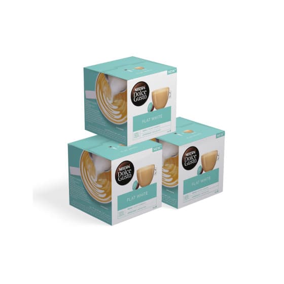 Dolce Gusto® -koneille sopiva kahvikapselisarja NESCAFÉ Dolce Gusto Flat White, 3 x 16 kpl. – NESCAFÉ® Dolce Gusto®