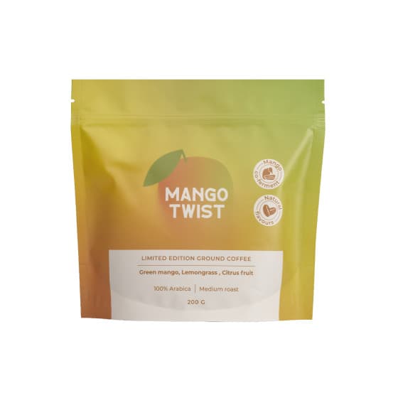 Jauhettu kahvi Mango Twist (fermentoitu mangon kanssa), Limited Edition, 200 g – KahviKaveri