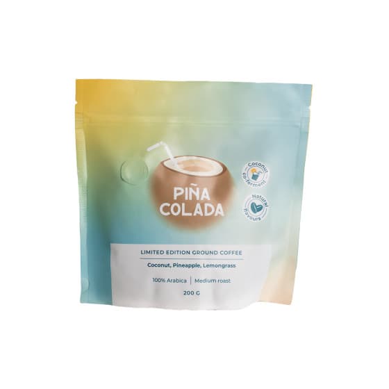 Jauhettu kahvi Pina Colada (fermentoitu kookoksen kanssa), Limited Edition, 200 g – KahviKaveri