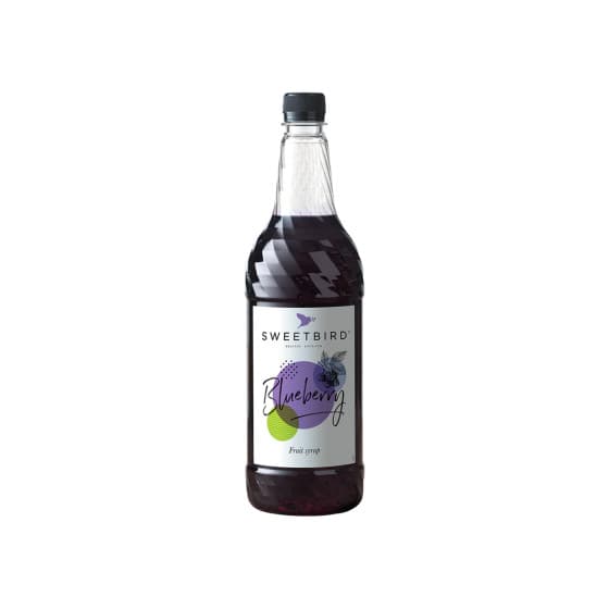 Sweetbird Blueberry -siirappi, 1 l – Sweetbird