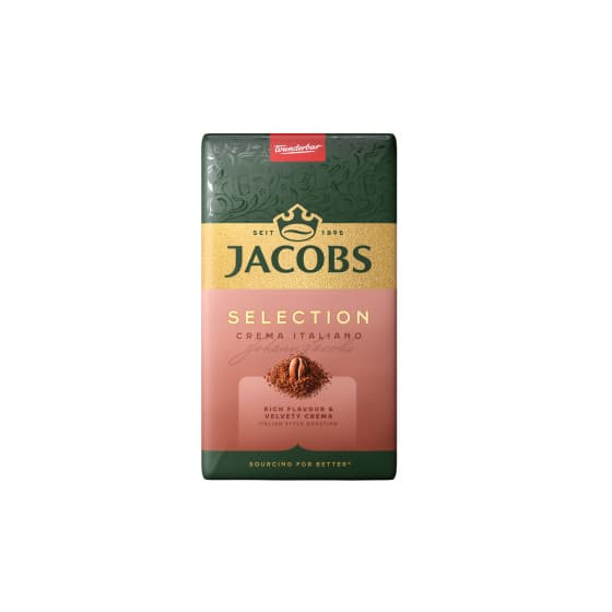JACOBS SELECTION CREMA ITALIANO jauhettu kahvi, 500 g – JDE