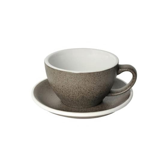 Café Latte kuppi ja lautanen Loveramics Egg Granite, 300 ml – Loveramics