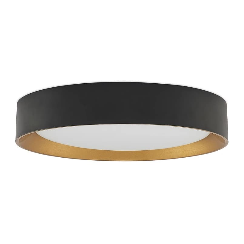 Lindby - Kambia LED Kattovalaisin Ø55 Black/Gold – Lindby