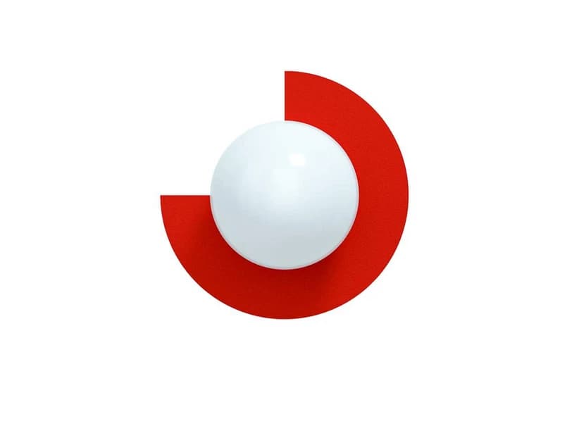 Swedish Ninja - Candy Big Circle 270 L seinävalaisin, punainen – Swedish Ninja