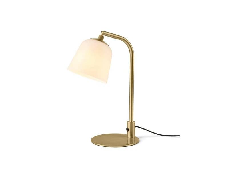 Halo Design - Room 49 Pöytävalaisin Antique Brass/Opal – Halo Design