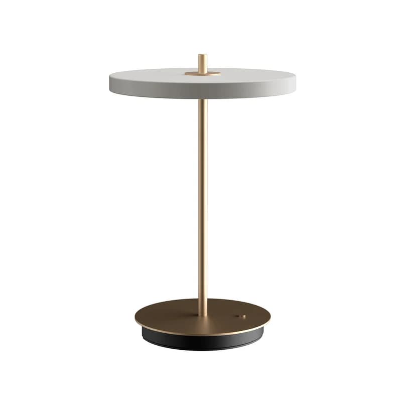 UMAGE - Asteria Move LED-akkupöytälamppu sumu/messinki 31 cm – UMAGE