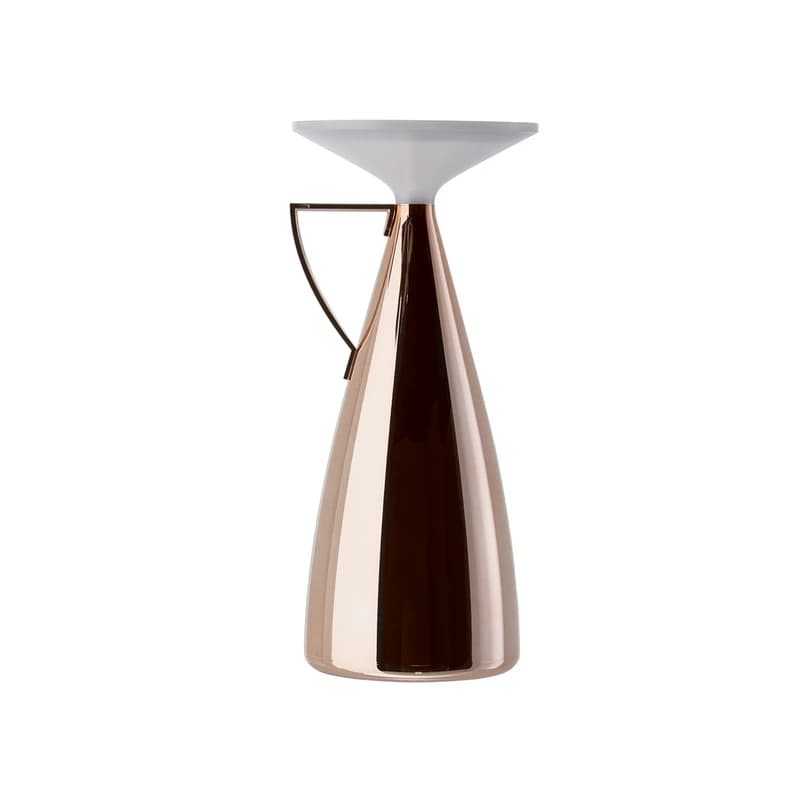 Kartell - Camomille LED-akkukäyttöinen pöytävalaisin, kuparinen, korkeus 24 cm – Kartell
