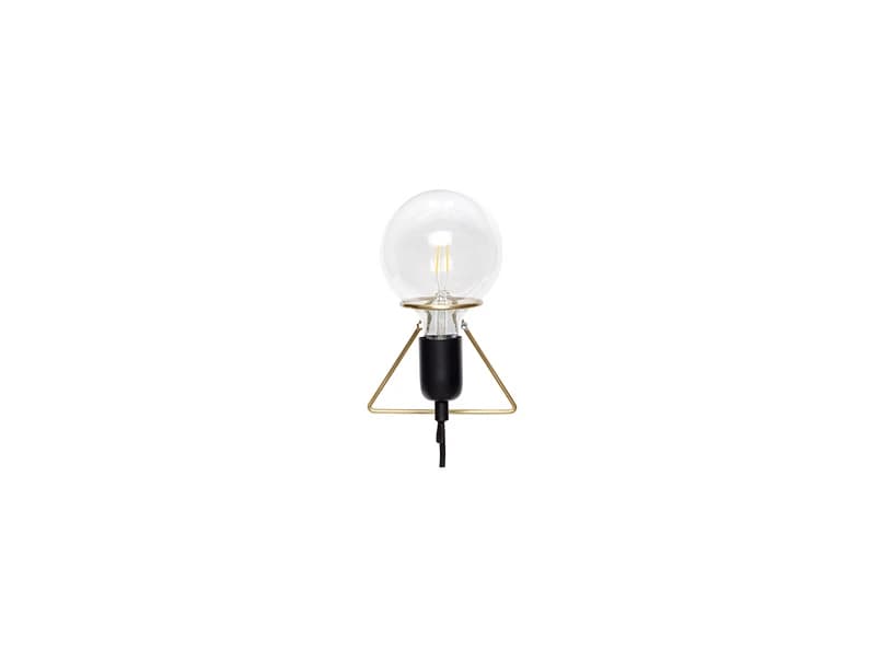 Hübsch - Eureka Seinävalaisin Brass/Black – Hübsch