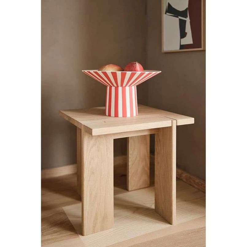 OYOY Living Design - Toppu-pöytäkoriste, korkea, punainen/persikka – OYOY Living Design