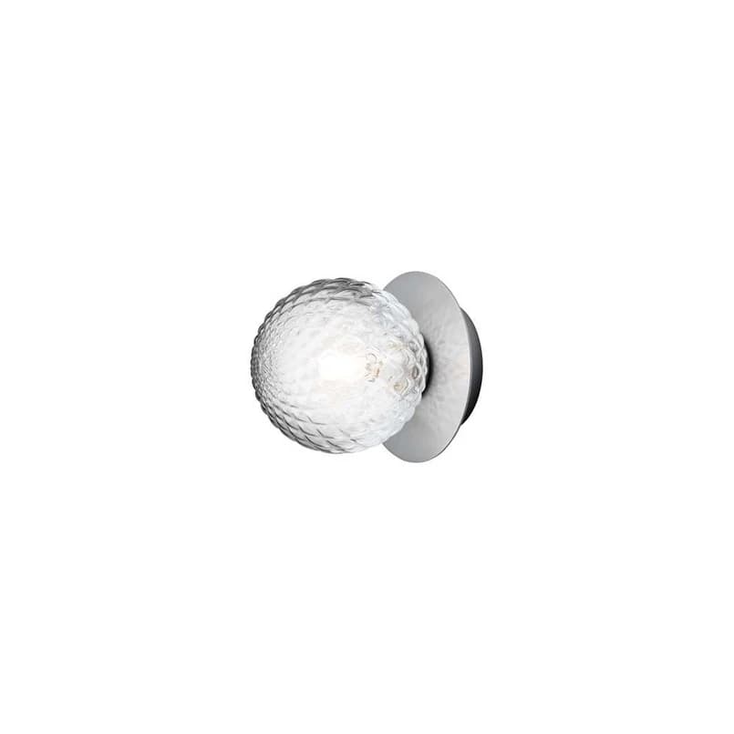 Nuura Aps - Liila 1 seinälamppu, hopea/kirkas, Ø 14 cm, IP 44 Nuura – Nuura Aps