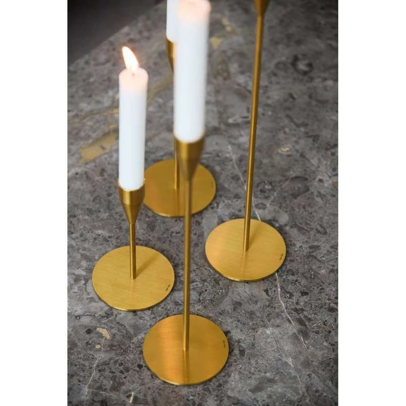 Piet Hein - Saturn Kynttilänjalka H36 Brass – Piet Hein