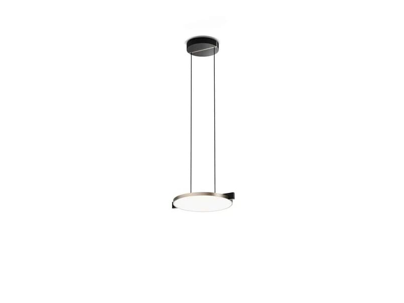 LIGHT-POINT - Inlay S2 Disc riippuvalo Ø34,2 cm, musta/kulta – LIGHT-POINT