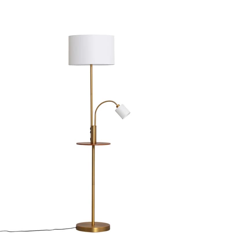 Lindby - Aovan Lattiavalaisin w/USB Bronze – Lindby