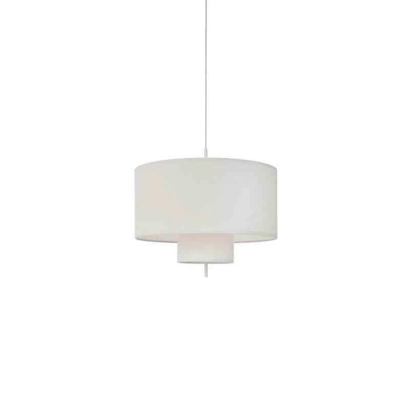 New Works - Margin-riippuvalaisin Ø70 White Canvas – – New Works