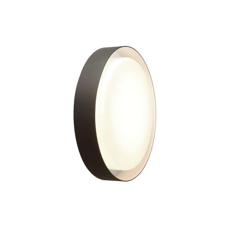 MARSET - Plaff-On seinä-/kattovalaisin, IP54, musta, Ø 50 cm – MARSET