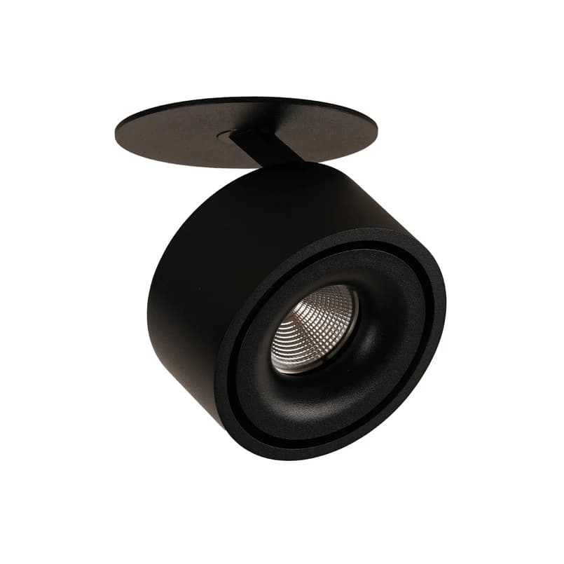 ANTIDARK - Braccio LED-uppovalo, musta, metalli, Ø 8,5 cm – ANTIDARK