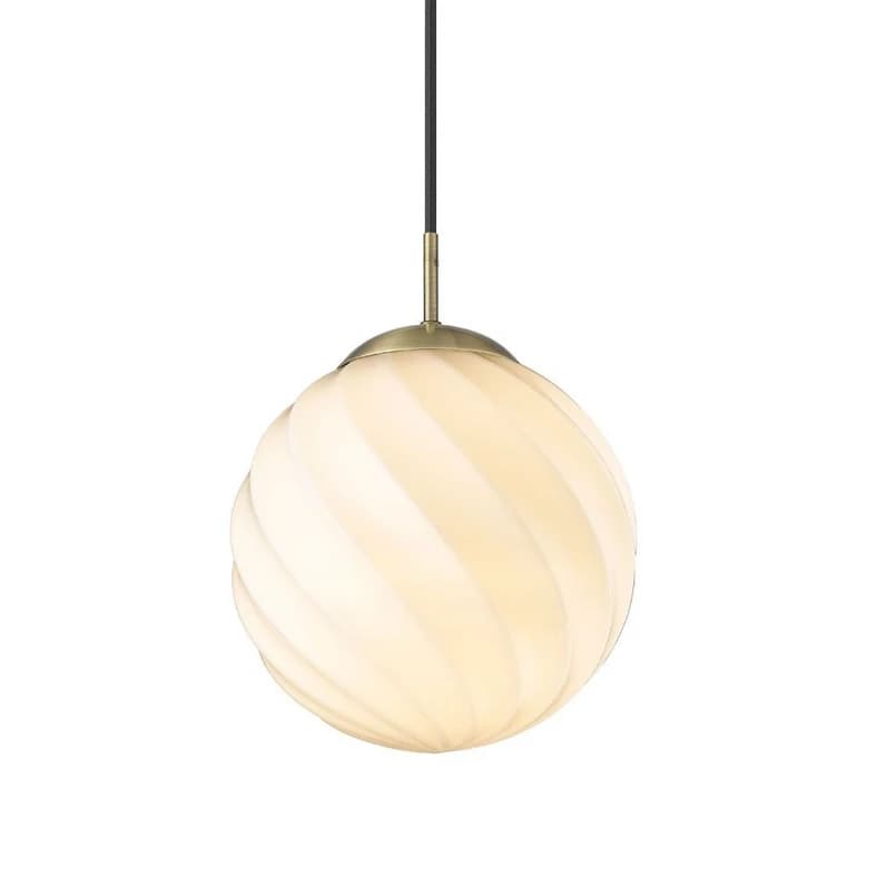 Halo Design - Twist Ball Riippuvalaisin Ø25 Antique Brass – Halo Design