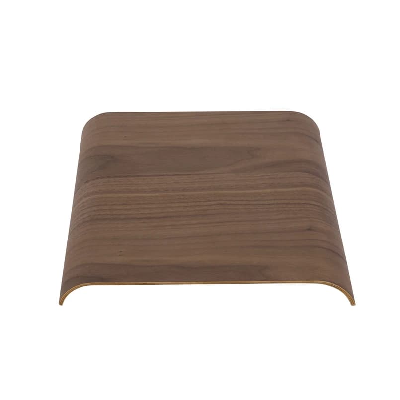 AYTM - Curva Puu Tarjotin osoitteessa Hylly L33xW32,4xH3,6 Walnut – AYTM