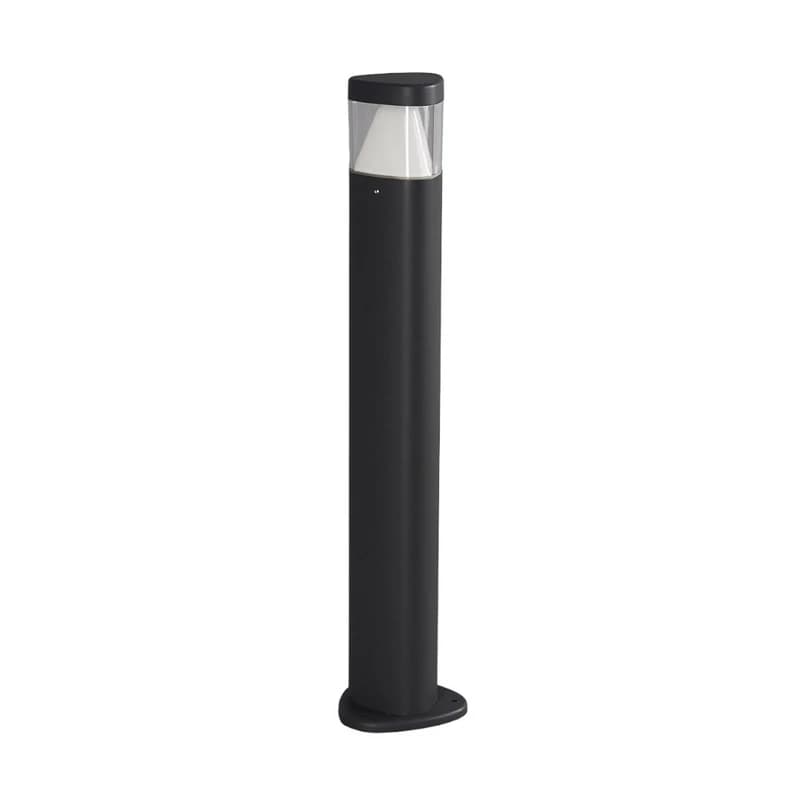 Lucande - Milou LED-puutarhavalaisin H50 DARK tummanharmaa – Lucande