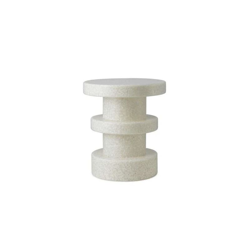 Normann Copenhagen - Bit Stool Stack White/White – Normann Copenhagen