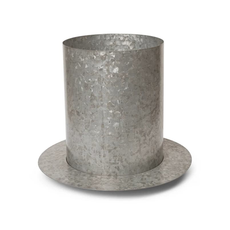 ferm LIVING - Auran kukkaruukku, harmaa, korkeus 38,7 cm, rauta – ferm LIVING