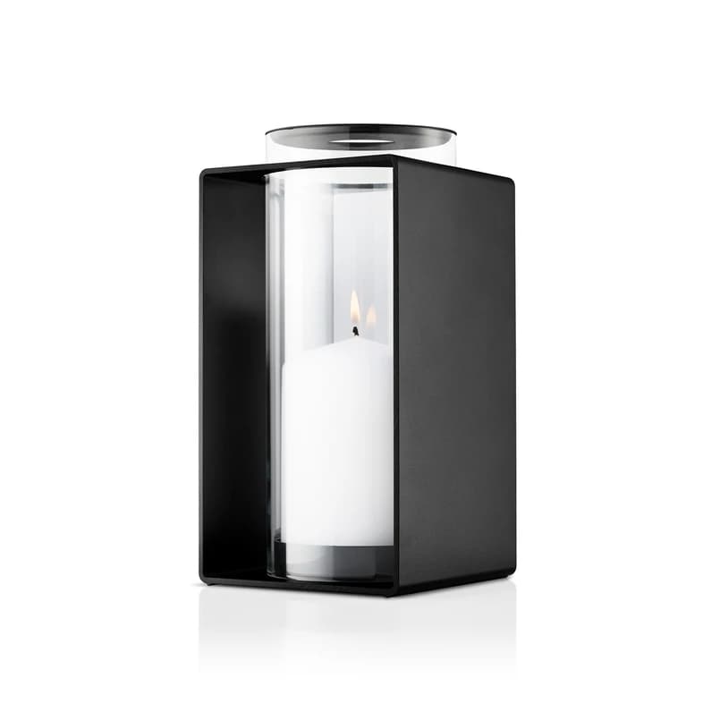 Eva Solo - GLOW-kynttilälyhty, korkeus 24 cm, musta, metalli/lasi – – Eva Solo