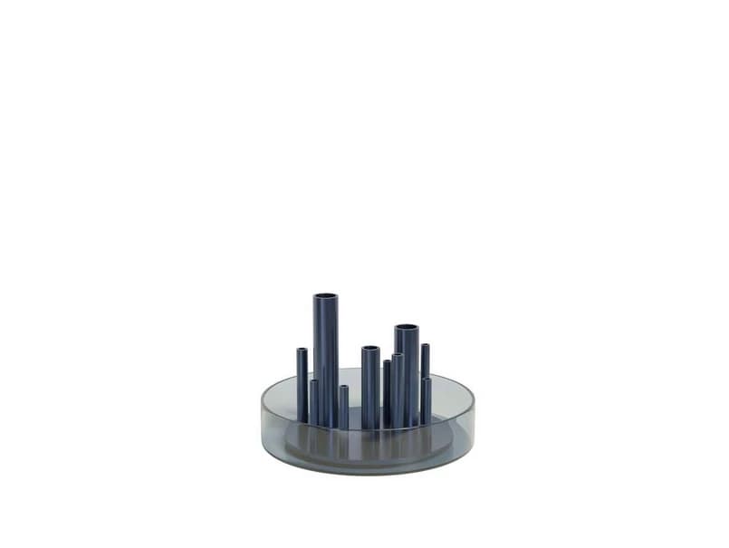FRITZ HANSEN - Ikeru Vase Low Dusk Blue – FRITZ HANSEN