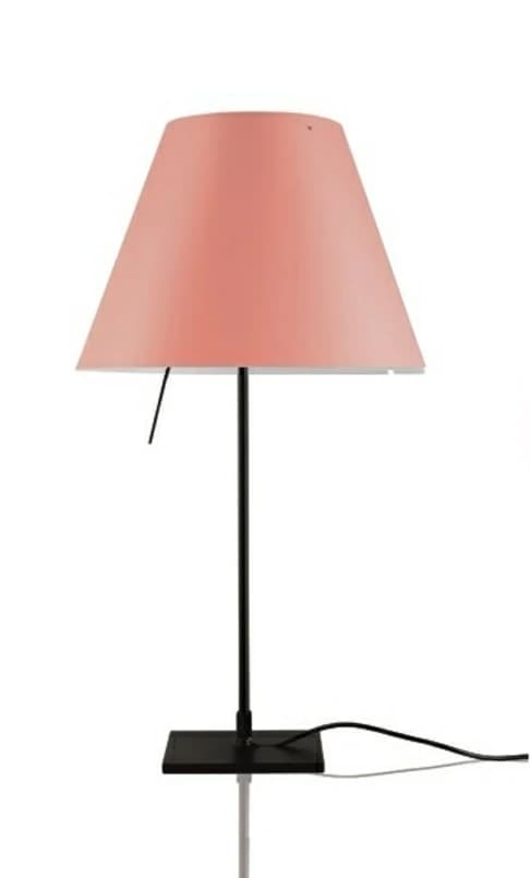Luceplan - Costanzina Pöytävalaisin Musta/Edgy Pink – Luceplan