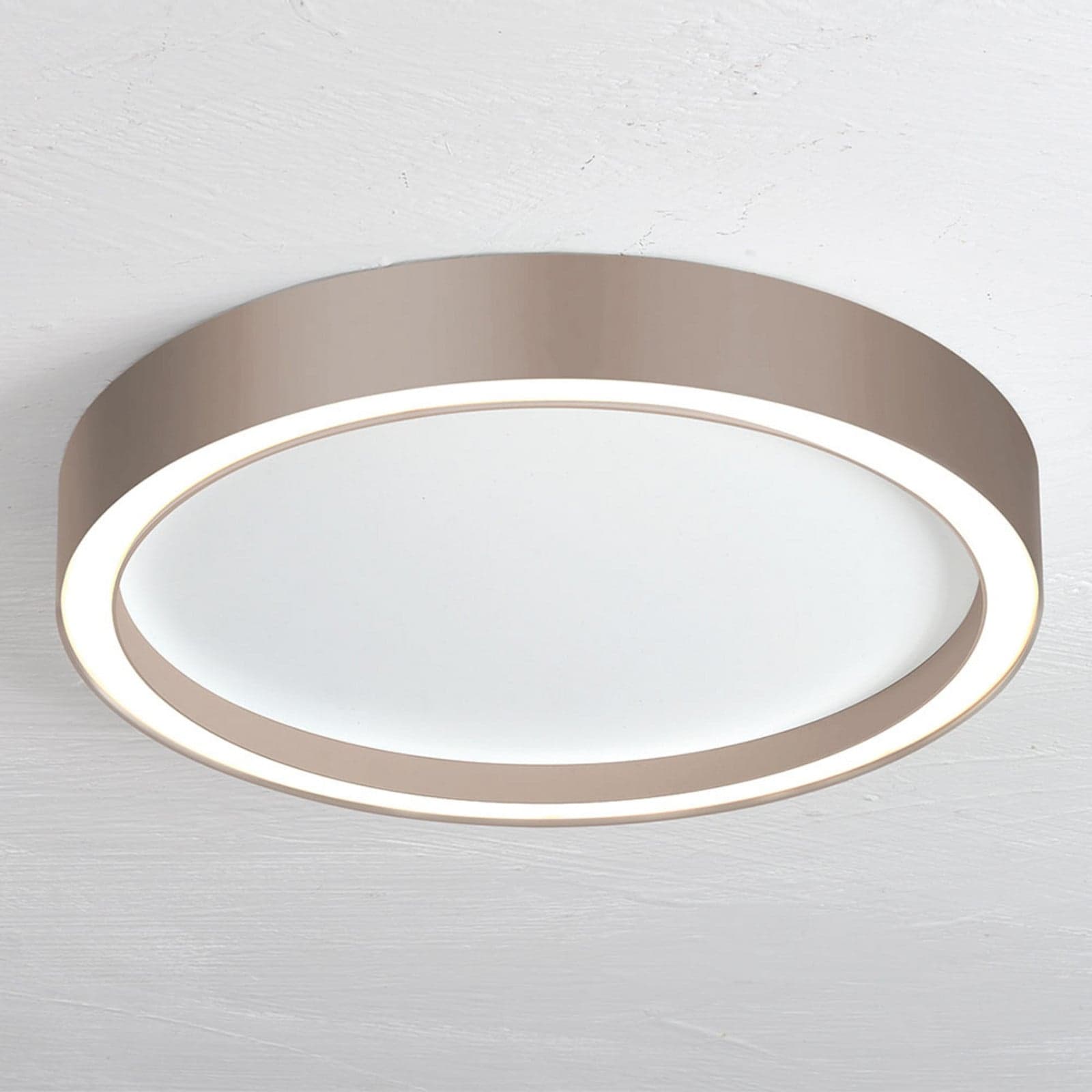 Aura Loftlampe White/Taupe BOPP - Olohuone - Moderni - Metalli - Pyöreä – BOPP