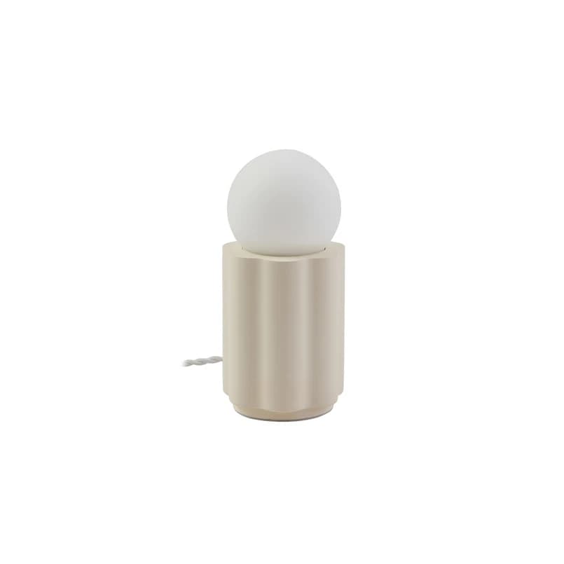 Lindby - Nielson pöytävalaisin korkeus varjostin 8,5 cm beige kipsi – Lindby