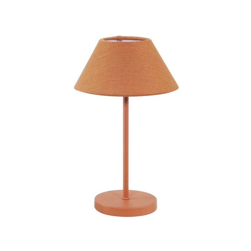 Watt & Veke - Teya LED-akkukäyttöinen pöytävalaisin, terrakotta, 26 cm, IP44 – – Watt & Veke