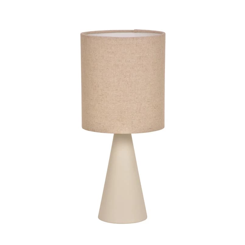 COREP - Sally-pöytävalaisin, mattavalkoinen/beige, korkeus 33 cm – SAS – COREP